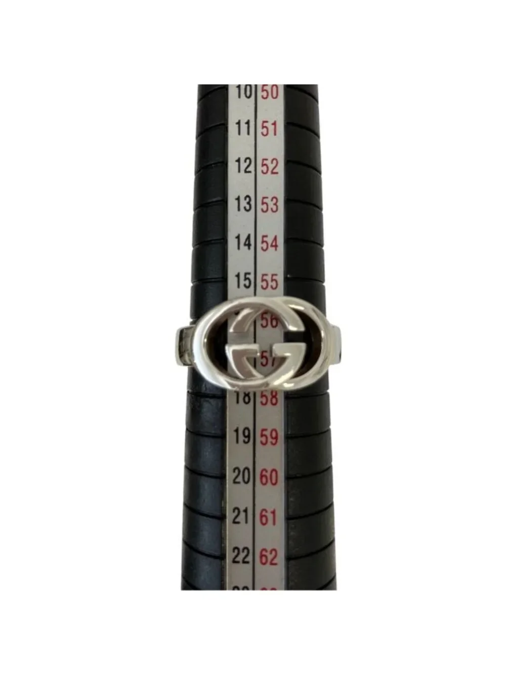 Gucci Interlocking G Ring 925 Sterling Silver